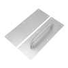 Pull Push Door Plate Handle with Screws 304 Stainless Steel