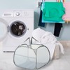 Kimmama Laundry Baskets, Foldable Pop-Up Mesh Collapsible Hamper with Side