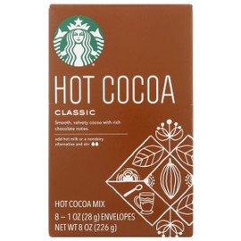 Starbucks Classic Hot Cocoa (Classic, 8 Count (Pack of 3), 24.0 Ounce, 300.0 milliliters