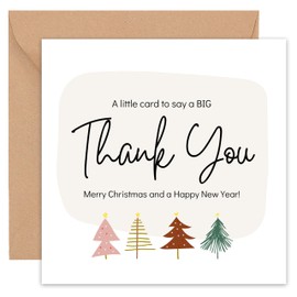 Felbridge Studio - Christmas Thank You Card - Xmas Thank You Cards - Thank You Cards Christmas - Kids Children - 14cm (Single)
