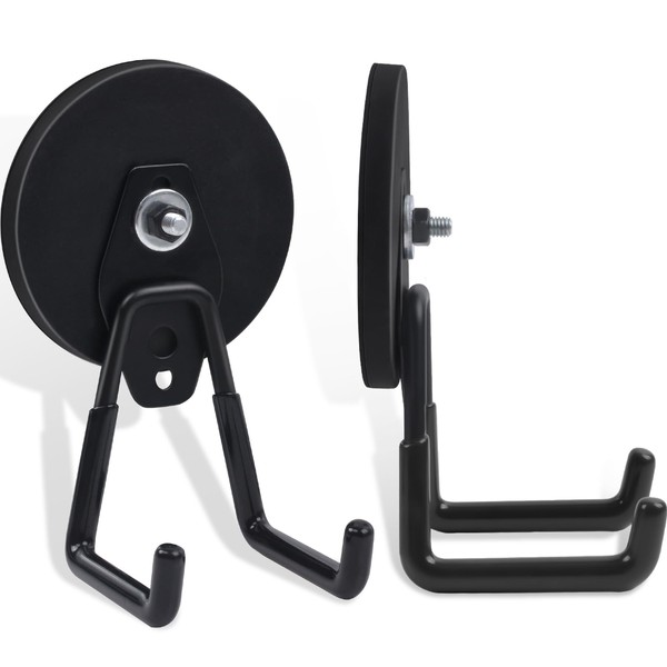 MAGXCENE Magnetic Hooks, 88 mm Strong Magnets with Hooks, Magnetic