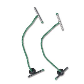 5 Star Treasury Tags Metal-ended 63mm Green [Pack of 100]