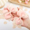 YanJie 2Pcs Hair Bows for Women Pink Bow for Girls
