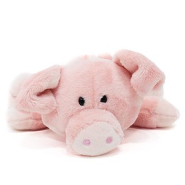 NICI Pink Pig Figure case, Animal Figure Bag, Dog Plush, Ladies Cosmetic Bag