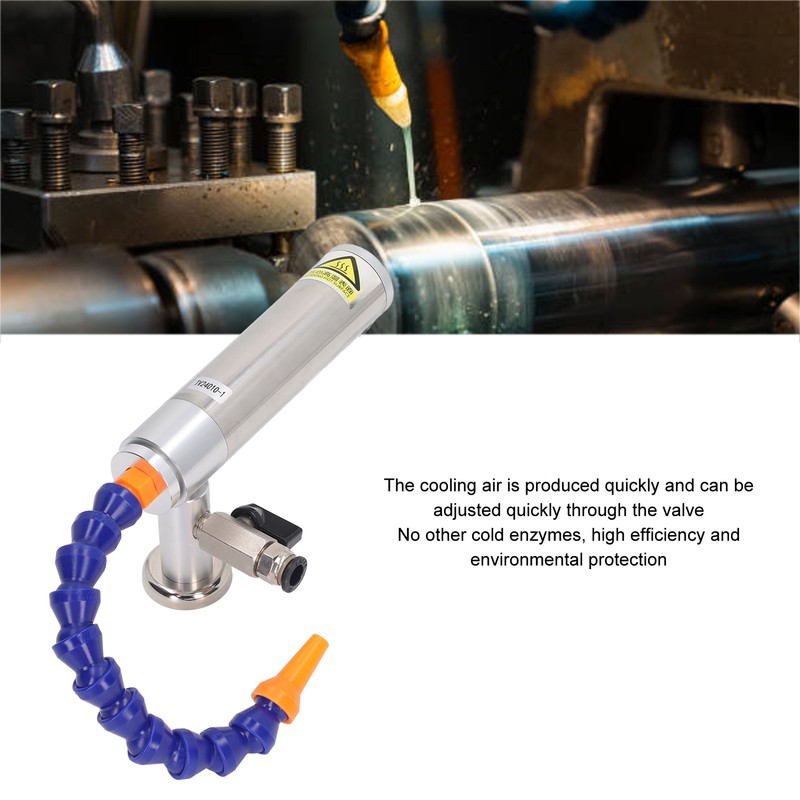 5PCS Set Vortex Cold Air Cooling Gun Aluminum Alloy Heat