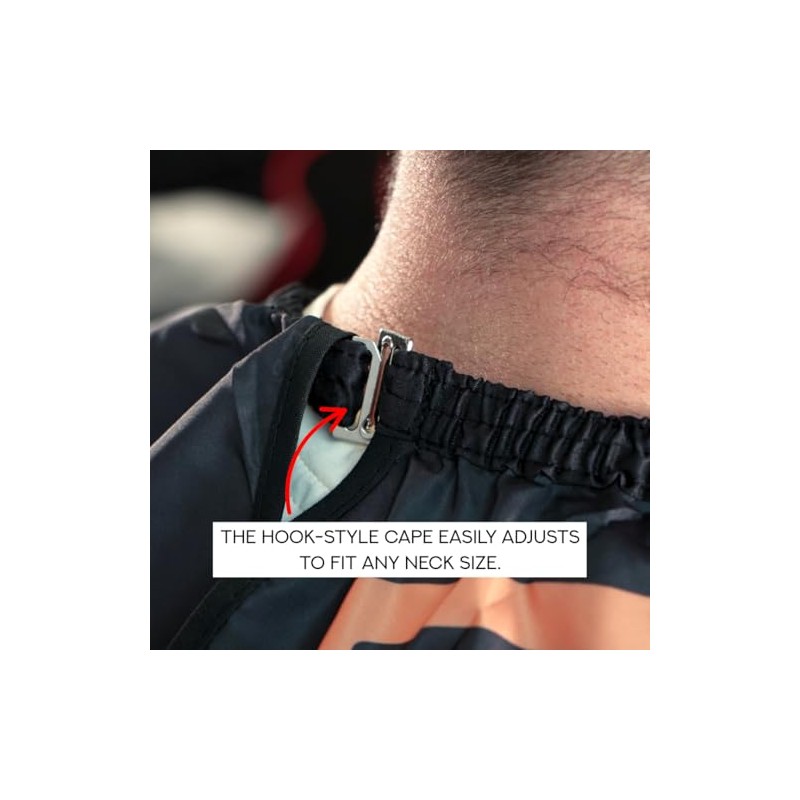 Capa de Barbero Premium Supreme Trimmer | Capa Profesional Impermeable