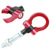 Heavy Duty Tow Hook Red Folding Ring Racing Car Refitting