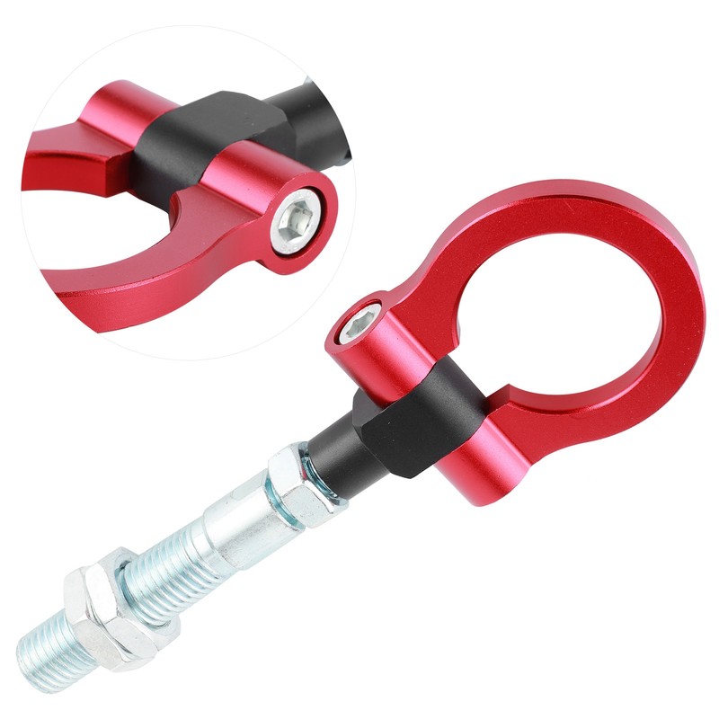 Heavy Duty Tow Hook Red Folding Ring Racing Car Refitting