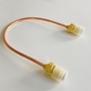 MCAMPAS 15" High Flow Propane Copper Pigtail Hose, Male POL