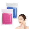 BYXG Pack of 200 Miniature Applicator Brush, Eyelash Brush, Eyelash
