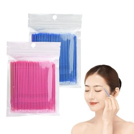 BYXG Pack of 200 Miniature Applicator Brush, Eyelash Brush, Eyelash Attachment, for Eyelash Removal, Make-Up, Nail Art, Painting