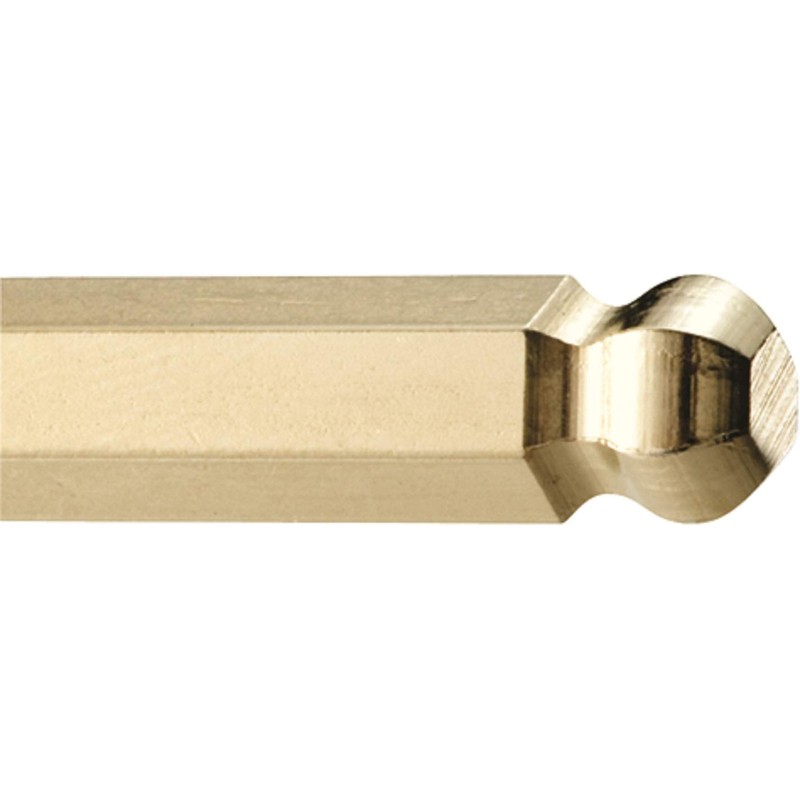 Bondhus 38046 Set 6 GoldGuard Plated Ball End L-Wrenches 1.5-5mm