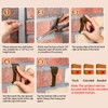 Ripeng 16 Pieces Brick Wall Clips and Hooks for Hanging