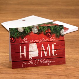 Fox Valley Traders Custom Home State Christmas Card set of 20, Alabama