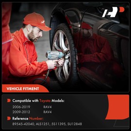 A-Premium ABS Wheel Speed Sensor Replacement for Toyota RAV4 2006-2012 4WD Rear Right Passenger Side