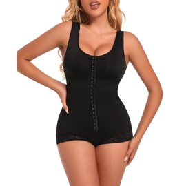 Voxshe Fajas Colombianas Shapewear for Women Tummy Control Body Shaper Postpartum Butt Lifter High Compression Garment BL-SW04-L