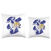 Angel Fish Throw Pillow, 16x16, Multicolor