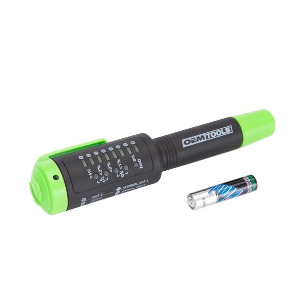 OEMTOOLS 25269 Brake Fluid Tester DOT 3, DOT4 Brake Fluid,