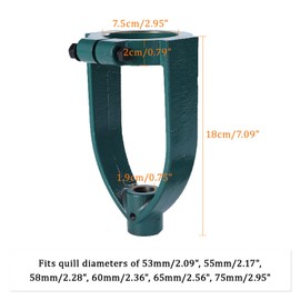YUEWO Mortising Attachment for Drill Press, Bench Drill Locator Set for Mortising Chisels Drilling Machine, Square Hole Hollow Chisel Mortiser Drill Bit for Woodworking, Mortise and Tenon Joint Tools