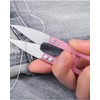 QLEUIFT 4 pieces thread scissors, sharp thread separator scissors, wide
