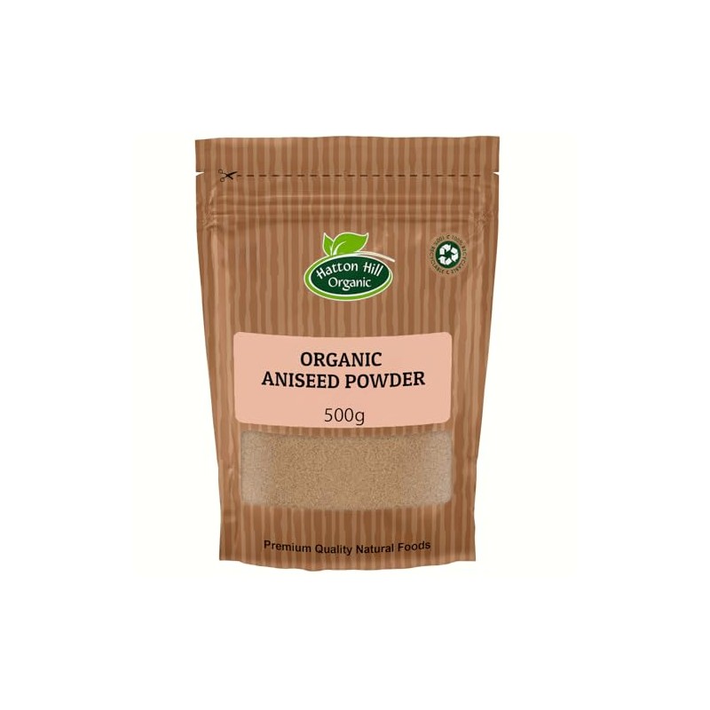 Organic Aniseed Powder 500g by Hatton Hill Organic | Sweet,
