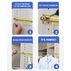 BaiNong 12 inch Valet Rod for Closet Pull Out Closet