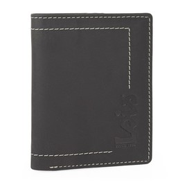 Lois - Men's Leather Wallet RFID Protection Leather Wallet Coin Wallet Gift Box Beautiful Design and Good Quality Durable 201520, black, M