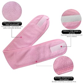 6 Paquetes Diadema Skincare de Spa Facial, Diadema de Lavado de Cara Ajustable Suave, Bandas para el Cabello Skincare, Toalla para el Cabello, para Lavado Facial, Ducha, MáScara Facial, Yoga
