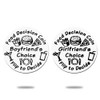 YangQian Anniversary Birthday Gifts for Boyfriend Girlfriend Food Decision Coin