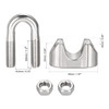 sourcing map Wire Rope Clip Clamp M16 304 Stainless Steel
