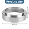 51mm Dosing Funnel, Zinc Alloy Coffee Dosing Funnel Ring Magnetic