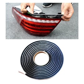 8MM×13Ft Butyl Rubber Sealant Tape, Waterproof Butyl Rope Putty Tape, Headlight RV Sealant Repair Butyl Seal Tape, Sound Deadening Caulk Tape for Sealing Car Part Window Door Windshield