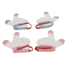 FRCOLOR 2Pairs Thumb Stop Gloves for Boy Girl Portable Finger Guard for Boy Girl Biting Tool with Multiple Textures Comfortable Design for Boys Safety