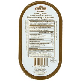 RügenFisch Smoked Herring Fillets in Vegetable Oil, 6.7 Ounce