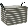 HUAYEE Rectangular Storage Bin Shelf Basket Canvas Fabric Toy Box,Waterproof
