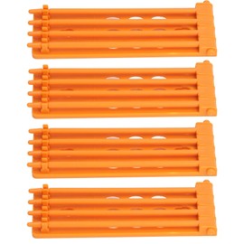 Pigeon Holder, Wall Mounted, 4 Pieces, 4 Pillars, Dove-Ring Stand, Robust, for Birds, Yellow