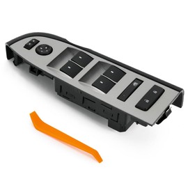 Window Master Control Switch w/Black Bezel Mirror & Lock Assembly w/o Power Folding Mirror for Silverado & GMC Sierra 1500 2500 3500 2010-2013 22968506
