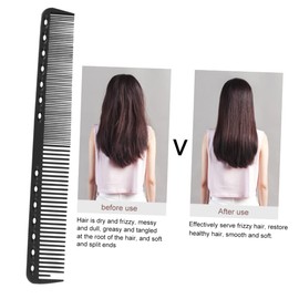 VINTORKY 12 Piezas Suministros De Corte De Pelo Peines De Fibra Peines Para Peinar El Cabello Peines Provocadores Para Mujeres Peine De Pelo De Los Hombres Peine De Burlas Profesional Black