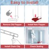2-Inch Universal Toilet Flapper Replacement Kit - Fits Kohler, Toto,