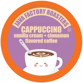 Java Factory Cappuccino Flavored Coffee,Compati