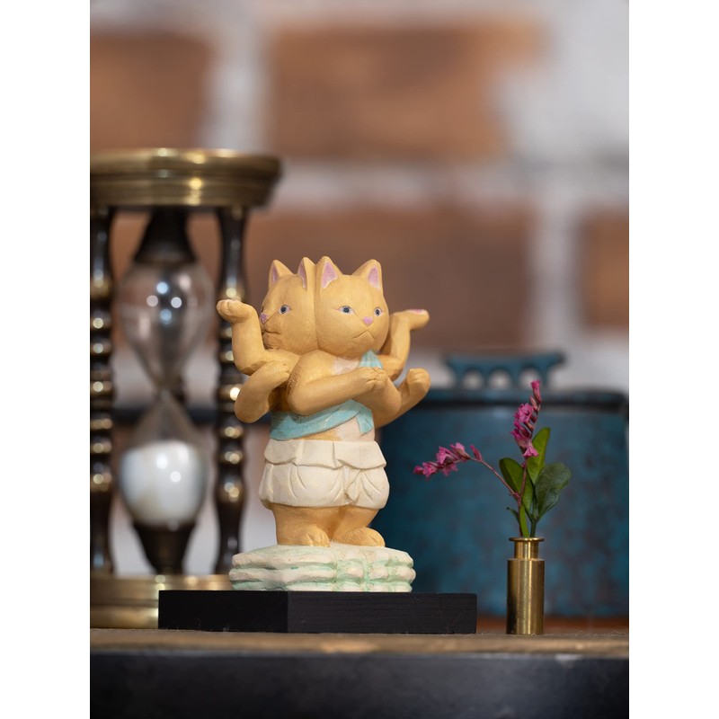 Buddha Cat Asura, Original Sculpture Supervised by Buddha Shop Sakai