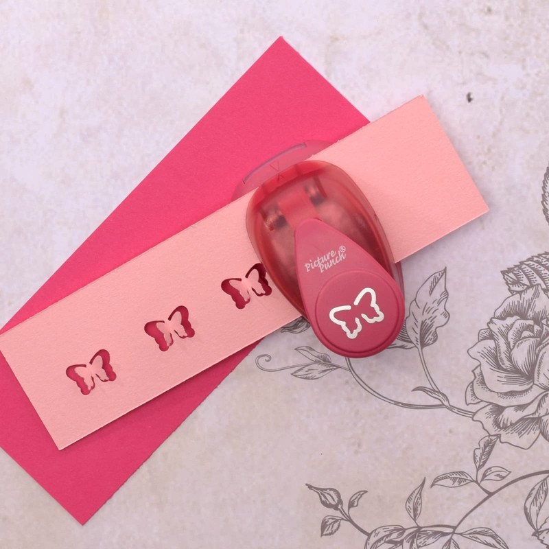 Vaessen Creative Craft Paper Pop Up Punch, Butterfly, for DIY
