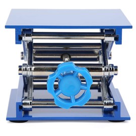Lifting Table 100 x Laboratory Jack, Microscope Optical 100 mm, Blue Galvanised Aluminium, Laboratory Lifting Platform, Laboratory Lifting Stand, Rack, Scissors, Laboratory Jack