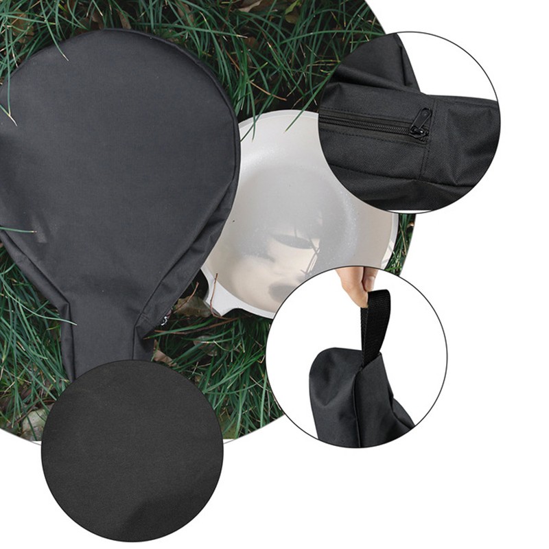 Skillet Bag Waterproof 600D Oxford Cloth Durable Portable Pan Storage