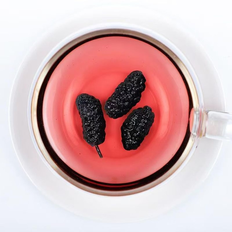 Dried Black Mulberries 14.1oz Black Mulberry Tea Sweet Delicious Dried
