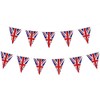 Union Jack Flag G.B Bunting - TRIANGLE - 11 Flags