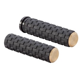 Arlen Ness 07-355 Fusion Series Grips - Air Trax - Brass