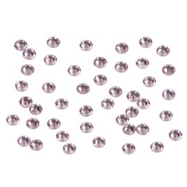 1440PCS Art Nail Rhinestones non Hotfix Glue Fix Round Crystals Glass Flatback for DIY Jewelry Making with one Picking Pen (ss20 1440pcs, Lt. Rose)