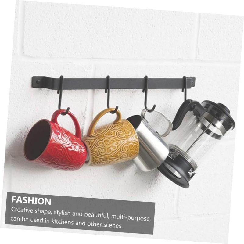 MAGICLULU Kitchen Wall Holder 1pc Iron Cup Rack 10 Hooks