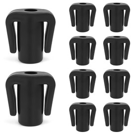 UZJYIEYG Geo-Cell Rebar Base Caps ½ inch, for Pavers and Footing Rebar Rods - 10 Pcs